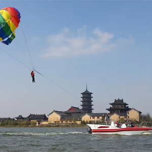 Grandsea 9.2m sợi thủy tinh tốc độ cao dù lượn thuyền/hai người/đôi dù lượn thuyền với động cơ phía ngoài để bán - Product Image 5