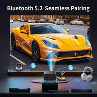 Proyector Portátil YUXU A10 Android 11 3D, 1080P Nativo, 200 Lúmenes, WiFi, Altavoz Integrado, 1GB/8GB, para Cine en Casa