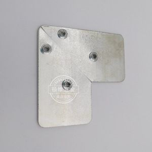 Support d'angle en aluminium zingué pour quincaillerie de porte et fenêtre, décoration intérieure - Product Image 2