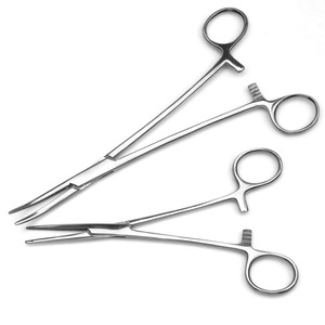 Pinzas Hemostáticas de Acero Inoxidable Jinbokang, Rectas y Curvas, con Empuñadura Ergonómica, Instrumento Quirúrgico Dental de Uso Manual - Product Image 3
