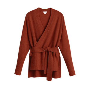 <span class=keywords><strong>Cardigan</strong></span> in Cashmere da Donna con <span class=keywords><strong>Cintura</strong></span>, Maglioni in Cashmere Prodotti da Produttore di Maglieria - Product Image 4