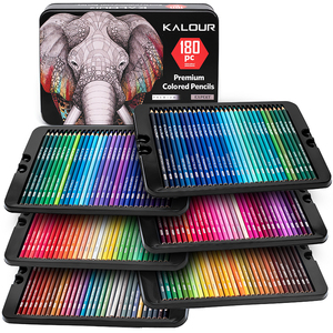 KALOUR Offre Spéciale – Ensemble de 180 Crayons de Couleur à l'Huile de Qualité Supérieure pour Artistes, en Boîte Métallique - Product Image 6