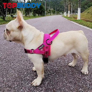 Harnais pour chien sans traction, rembourré, facile à utiliser, réglable, en nylon souple, durable, contrôle avant - Product Image 4