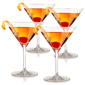 Verre à Martini en Cristal Moderne, Verres à Cocktail d'Inspiration Vintage, Vaisselle de Bar Élégante, Collection pour Soirées et Réceptions - Product Image 1
