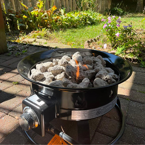 Nuovo <span class=keywords><strong>Design</strong></span> facilmente pulito camino a <span class=keywords><strong>Gas</strong></span> per esterni a basso fumo acciaio inox fuoco Pit <span class=keywords><strong>Gas</strong></span> per il campeggio - Product Image 3