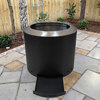Foyer en acier inoxydable sans fumée à bois Solo Fire Pit Drawer Portable for Indoor Outdoor Patio Use for Parties