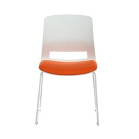 Nouvelle chaise de loisirs en plastique au design moderne, gain de place, pour salon et bureau, chaise de salle à manger escamotable