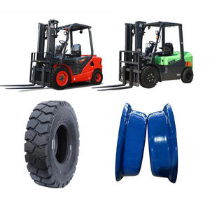 גלגלי פלדה למלגזה 5.00F-<span class=keywords><strong>10</strong></span> אינץ' חישוקי גלגלים תעשייתיים מפוצלים לצמיגים 650-<span class=keywords><strong>10</strong></span> - Product Image 1