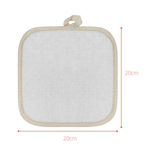 Alfombrilla <span class=keywords><strong>Aislante</strong></span> Sublimable Resistente al Calor, Posavasos para Vajilla, Almohadillas de Aislamiento, Impresión por Transferencia de Calor para Cocina DIY - Product Image 4