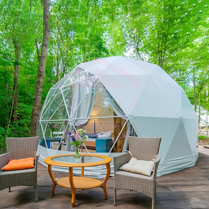 Facile installazione tenda campeggio Custom tenda per feste case all'aperto 4 stagione Hotel Igloo campeggio <span class=keywords><strong>tende</strong></span> con bagno e <span class=keywords><strong>tende</strong></span> - Product Image 3