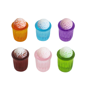 Cabujón de resina con base plana, diseño de vaso de jugo color crema, para cocina en miniatura DIY, dijes de bebidas en miniatura, accesorios decorativos para pegamento de crema - Product Image 6