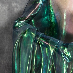 Laser Gradient màu ảo ảnh Organza lưới thiết kế vải Vải váy tự làm waifu <span class=keywords><strong>cos</strong></span> mờ - Product Image 4