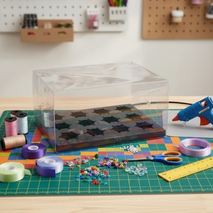 Quality Certification Cupcake Packaging <b>Box</b> 2/4/6/12 Cupcakes Muffin Cups Tarts With Transparent Window Baking Cake <b>Packing</b> <b>Box</b> - Product Image 1