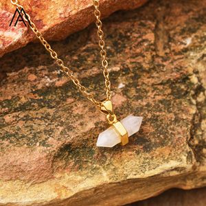Ainty ouoble ooint ryrytha ecklace, Ealing Naturaural EMS metone INI EAD endant Ant Old ewelry - Product Image 5