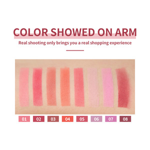 Colorete en Polvo Transfronterizo de Larga Duración, Fácil de Aplicar, Acabado Mate Perlado, Maquillaje Nude Estilo Juvenil, Empaque Dorado 4.6g - Product Image 4