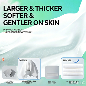 Lingettes nettoyantes biodégradables pour toilettes, 80 lingettes hypoallergéniques douces non tissées, lingettes écologiques compatibles avec les fosses septiques - Product Image 4