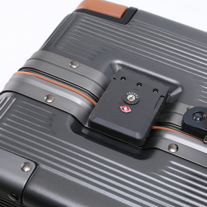 Nhôm khung PC nội trú trường hợp <span class=keywords><strong>Retro</strong></span> kéo Rod rộng tương phản bền du lịch trường hợp thời trang treo tag xách tay Phong cách - Product Image 6