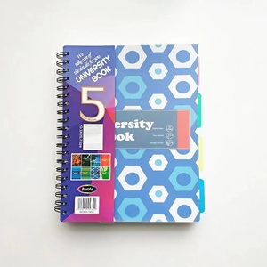 Forniture per ufficio di alta qualità PP copertina diario stampa di taccuino con organizzatore rilegatura a spirale studente libro universitario - Product Image 3