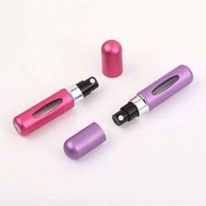 Customized 5ml <b>Mini</b> Glass <b>Perfume</b> Atomizer Spray Bottle Portable Refillable Matte Finish Screen Printing Empty Cover 100pcs - Product Image 5