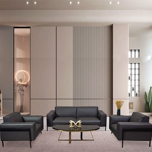 Canapé modulaire sectionnel en cuir moderne pour hôtel, bureau et salon - Design Guangzhou Furniture - Product Image 1