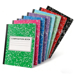 XJ781 Escola Suprimento Composição Livro Student Writing Jornal Forrado Papel Mármore Notebook 200 Páginas Exercício Livro para Crianças Estudante - Product Image 1
