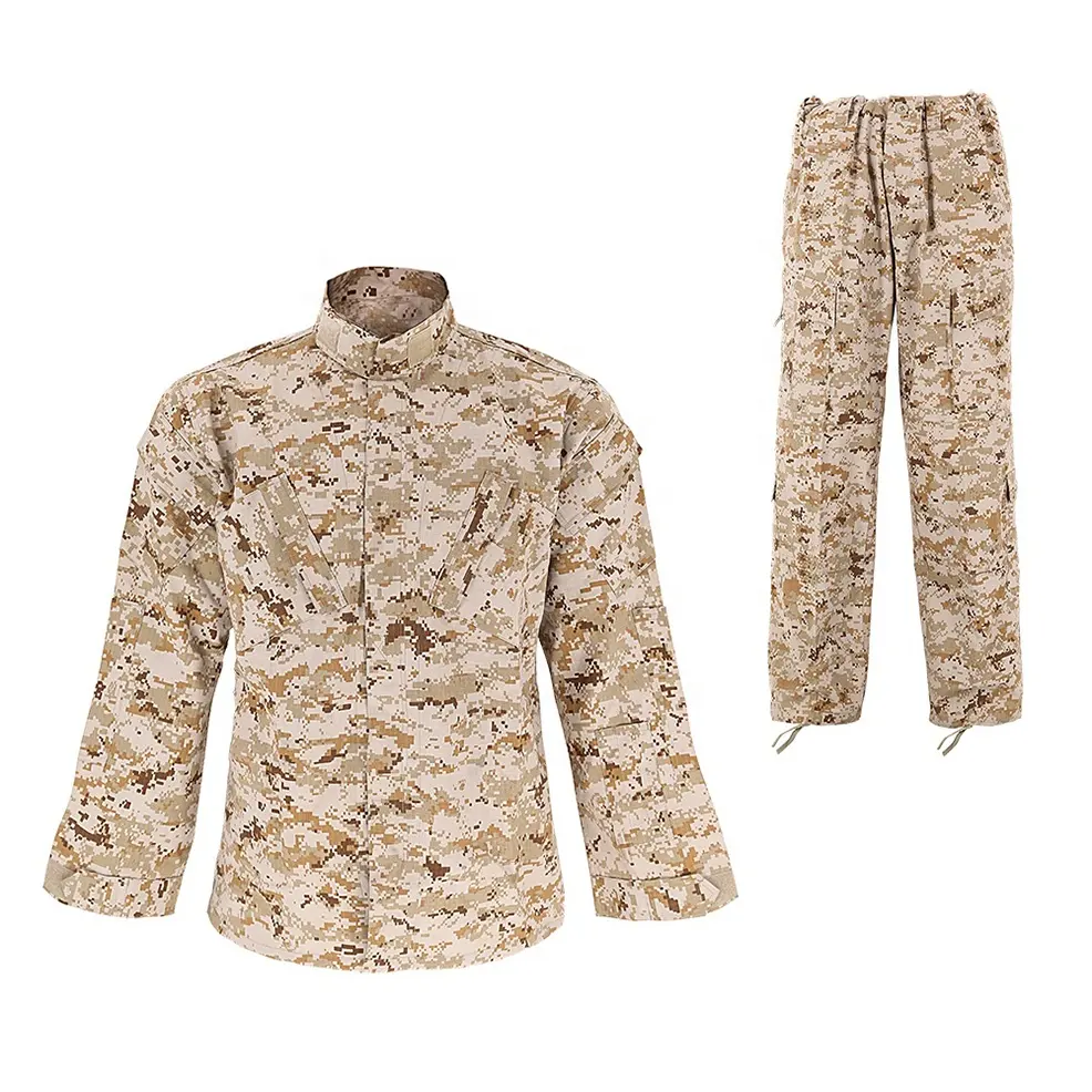 Double Safe Custom Tactical acu Camouflage Uniform Desert Tactical Pants Uniform Security for men