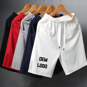 Custom Logo Cotton Polyester Mesh Basketball Sweat Shorts Summer Casual Jogger Sports Athletic Men's Shorts