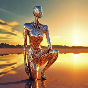 Tùy chỉnh đánh bóng vàng hình tượng làm bằng vật liệu thép không gỉ - Product Image 5