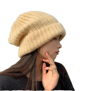 Gorros Cálidos de Punto para Hombre con Logo de Diseñador, Varios Personajes de Dibujos Animados y Letras para Adultos - Product Image 1