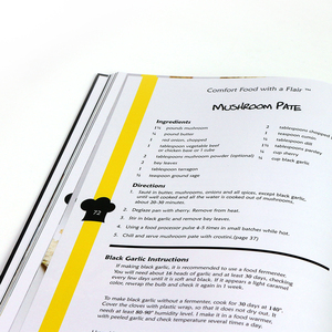 Nhà sản xuất số lượng lớn nấu cuốn sách softcover bìa cứng sách tùy chỉnh <span class=keywords><strong>Menu</strong></span> - Product Image 5