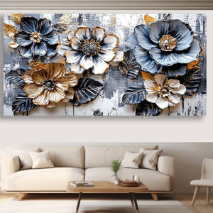 Toile murale vintage à fleurs pour <span class=keywords><strong>la</strong></span> décoration intérieure et <span class=keywords><strong>la</strong></span> décoration murale, impressions sur toile florales, images, œuvres d'art - Product Image 2