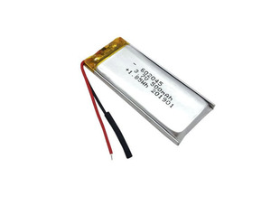 Intelligent rechargeable lipo prismatic pouch cell 3,7 V 602045 500mAh flexible Battery lithium ion polymer - Product Image 1