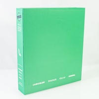 Caja de Archivo Multiusos con Compartimentos para Documentos, Caja de Exhibición de Tarjetas Plegables con Diseño Impreso