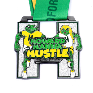 中国工厂可爱雕刻镂空奖牌定制卡通狗标志金属国家狗日奖牌 - Product Image 5