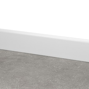 Plinthe en céramique blanche satinée 8x60 cm Bords irréguliers Finition satinée - Product Image 6
