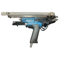 Pistolet à anneau de porc C-7C agrafeuse pneumatique 15GA robuste à alimentation automatique pour enroulement de matelas à ressort et treillis métallique industriel