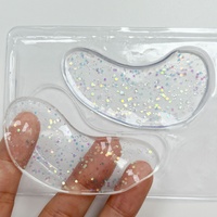 Patchs Hydrogel Contour des Yeux Véganes Effet Pailleté à l'Acide Hyaluronique et au Rétinol, Anti-rides, Anti-cernes et Anti-poches, Marque Blanche