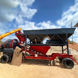 Centrale à béton mobile compacte et portable de 25-75m³/h, prête à l'emploi, prix usine - Product Image 2
