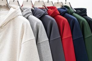 مخصص فارغة الفضة سحاب الرجال هوديي البريدي حتى الشارع الشهير الفرنسية تيري نفخة مطرزة شعار كبير سحاب هوديس بين الرجال - Product Image 3