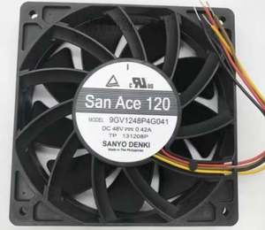 Gốc Sanyo Dc48V 0.42A EC AC 120x120x25mm 12Cm 12025 Cao Khối Lượng Không Khí Chuyển Đổi 4-Dây 9gv1248p4g041 Quạt Làm Mát - Product Image 1