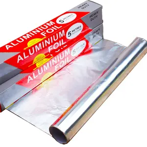 High Quality Customized Logo Food Grade Foil Paper Recyclable Aluminum Foil Roll For Package