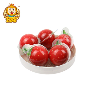 Bán Buôn Tùy Chỉnh 3D <span class=keywords><strong>Mini</strong></span> Nhãn Cầu Và Trái Cây Hình Dạng Trái Cây Mứt Đầy Mềm Gummy Kẹo - Product Image 4