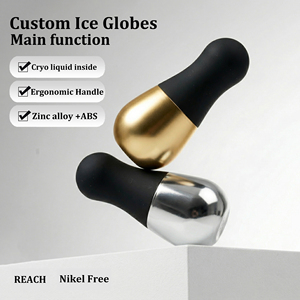 Op maat gemaakte bulkbestelling roestvrijstalen ijsroller voor gezichtsmassage, voor gezicht, ogen, neus & lichaam - Product Image 1