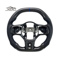 Volante de Fibra de Carbono con Fondo Plano de Diseño Personalizado ECR de Ever-Carbon Racing para Mitsubishi Lancer EVO 10