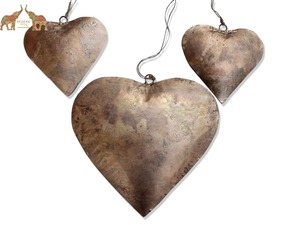 <b>Top</b> Selling Iron Heart Hanging Wedding Love Gifts Antique Look Indian Metal Crafts Available at Export Price - Product Image 4