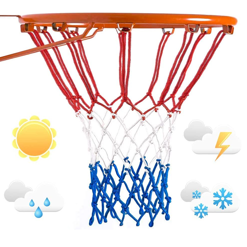 Filet De Basket-ball FUNJRPE – Double Ressort, Cerceau 45,7 Cm, Pour Intérieur Et Extérieur