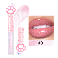Gloss à lèvres brillant et chatoyant pour chatons, gloss à lèvres végétarien hydratant, brillant