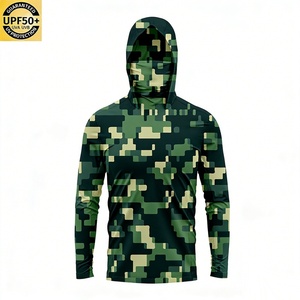 Camisa de Pesca de Manga Larga Transpirable con Logotipo Personalizado, Secado Rápido, Protección UV UPF 50, Poliéster Resistente, Ropa de Pesca para Hombre - Product Image 1