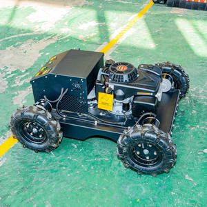 Gratis verzending CE EPA goedgekeurde terreinwagen grasmaaier landbouw rubberen afstandsbediening robot grasmaaier - Product Image 5