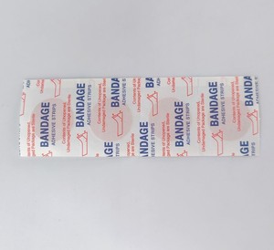 Bandages de bande de plâtre de premiers soins adhésifs en tissu non tissé stérile jetable - Product Image 6
